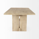 Mercana Aida 84" x 42" x 30" Solid Wood Dining Table