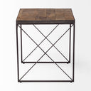 Mercana Trestman 24" x 24" x 22.5" Metal Side Table