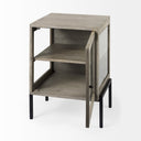 Mercana Arelius 20" x 18.8" x 26" Solid Wood Side Table