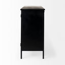 Mercana Aurelia 40.5" x 16" x 33" Glass,Iron Accent Cabinet