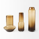 Mercana Amrita 4.1" x 4.1" x 11.9" Glass Vase