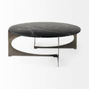 Mercana Reinhold 49" x 49" x 17.8" Metal Coffee Table