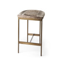 Mercana Millie 16.8" x 17.8" x 26" Metal Stool