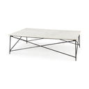 Mercana Lorlei 53" x 35" x 15.5" Stone Coffee Table