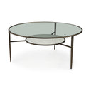 Mercana Felicity 36" x 36" x 16" Metal Coffee Table