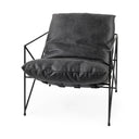 Mercana Leonidas 29.5" x 28.3" x 35.4" Fabric Side Chair