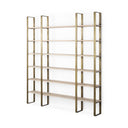 Mercana Taunton 80" x 10.5" x 90" Solid Wood Wall Shelf