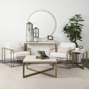 Mercana Watson 30" x 34.3" x 29.1" Iron Side Chair