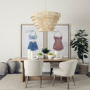 Mercana Aida 84" x 42" x 30" Solid Wood Dining Table