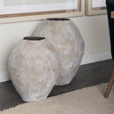 Mercana Gobi 19.7" x 19.7" x 23.4" Ceramic Floor Vase
