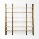 Mercana Taunton 80" x 10.5" x 90" Solid Wood Wall Shelf