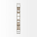 Mercana Taunton 80" x 10.5" x 90" Solid Wood Wall Shelf