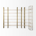 Mercana Taunton 80" x 10.5" x 90" Solid Wood Wall Shelf