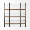Mercana Taunton 80" x 10.5" x 90" Solid Wood Wall Shelf