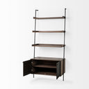 Mercana Grace 37.5" x 20" x 82" Solid Wood Wall Shelf