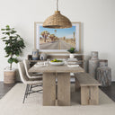 Mercana Aida 76" x 16" x 36" Solid Wood Console Table