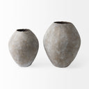 Mercana Gobi 23.4" x 23.4" x 27.6" Ceramic Floor Vase