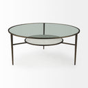 Mercana Felicity 36" x 36" x 16" Metal Coffee Table