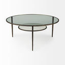 Mercana Felicity 36" x 36" x 16" Metal Coffee Table