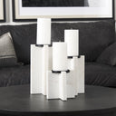 Mercana Sophia 5.5" x 3.5" x 10.5" Marble Candle Holder