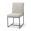 Mercana Stamford 25" x 19" x 35.3" Metal Dining Chair