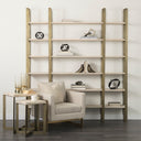 Mercana Taunton 80" x 10.5" x 90" Solid Wood Wall Shelf