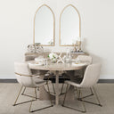 Mercana Sawyer 19" x 24.3" x 33" Metal Dining Chair