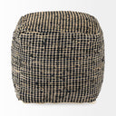 Mercana Aalia 16" x 16" x 16" Leather Pouf