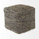 Mercana Aalia 16" x 16" x 16" Leather Pouf