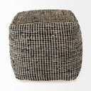 Mercana Aalia 16" x 16" x 16" Leather Pouf