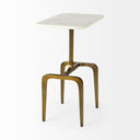 Mercana Preston 17.3" x 11.3" x 22.8" Metal Side Table