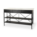 Mercana Amika 62" x 34" x 36" Iron Kitchen Island
