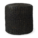 Mercana Dina 17.7" x 17.7" x 17.7" Water Hyacinth Pouf