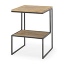 Mercana Ronin 16.1" x 16.1" x 21.1" Solid Wood Side Table