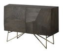 Mercana Darwin 40" x 17.5" x 30" Solid Wood Accent Cabinet
