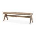 Mercana Arvin 59.1" x 17.7" x 18.1" Solid Wood Bench