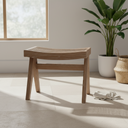 Mercana Arvin 21.7" x 17.7" x 18.1" Solid Wood Bench