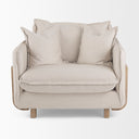 Mercana Roy 43.3" x 41.7" x 33.1" Arm Chair