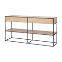 Mercana Morris 63" x 15" x 31" Iron Console Table