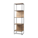 Mercana Morris 19.8" x 15" x 72.5" Solid Wood Wall Shelf