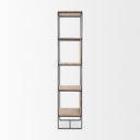 Mercana Morris 19.8" x 15" x 72.5" Solid Wood Wall Shelf
