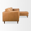 Mercana Elton 68.1" x 34.3" x 111.4" Solid Wood Sectional Sofa