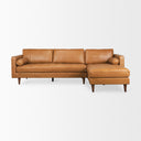 Mercana Svend 75.2" x 37.8" x 33.9" Solid Wood Sectional Sofa