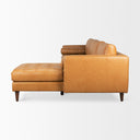 Mercana Svend 75.2" x 37.8" x 33.9" Solid Wood Sectional Sofa