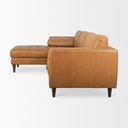 Mercana Svend 75.2" x 37.8" x 33.9" Solid Wood Sectional Sofa