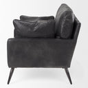 Mercana Cochrane 34.5" x 33" x 32.5" Leather Side Chair
