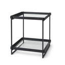 Mercana Trey 22" x 22" x 24" Metal Side Table