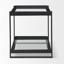 Mercana Trey 22" x 22" x 24" Metal Side Table