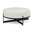 Mercana Amelia 35.8" x 35.8" x 15" Metal Ottoman