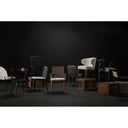 Mercana David 119" x 30" x 35.3" Fabric Dining Chair